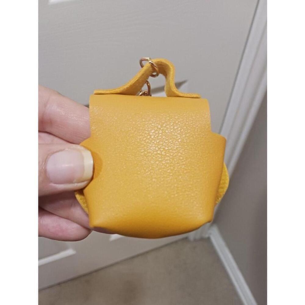 Earbud Case Keychain In Yellow - Picture 6 of 9